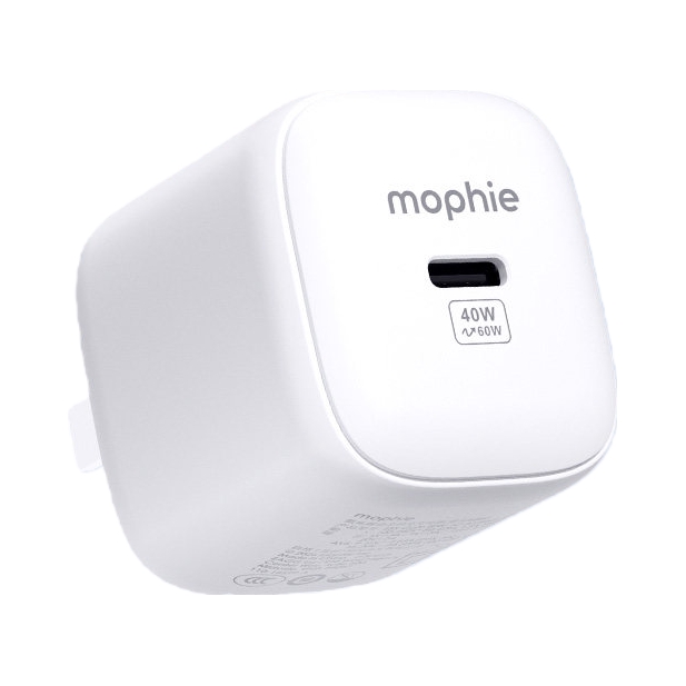 推荐商品：Mophie 40W-60W 氮化镓 充电器 适用于iPhone16pro/15/14/17Pro/17Promax ESS-GaN-40W-1C-AVSDPS-CN