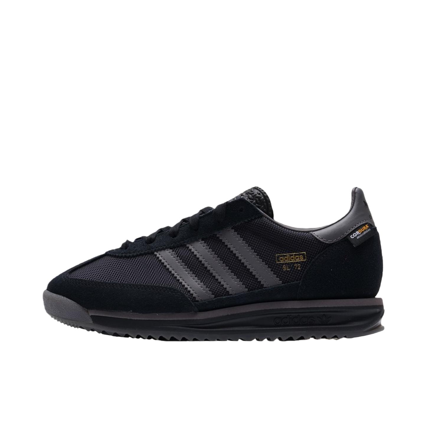 推荐商品：【马思纯同款】 adidas Originals SL 72 T头鞋 德训鞋 运动休闲鞋 轻便防滑耐磨透气舒适简约复古 耀黑色