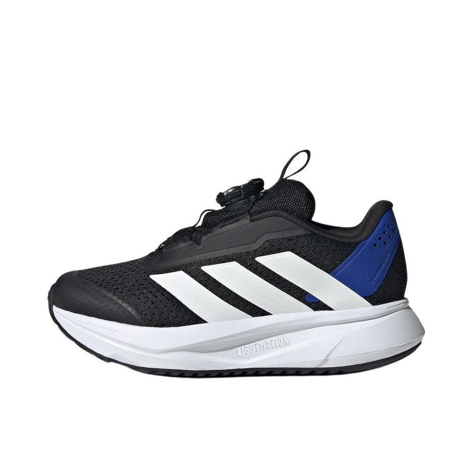 推荐商品：adidas DURAMO SL2 HABU 运动休闲鞋 旋转按钮跑步训练 大童/黑色/亮白色/亮蓝色