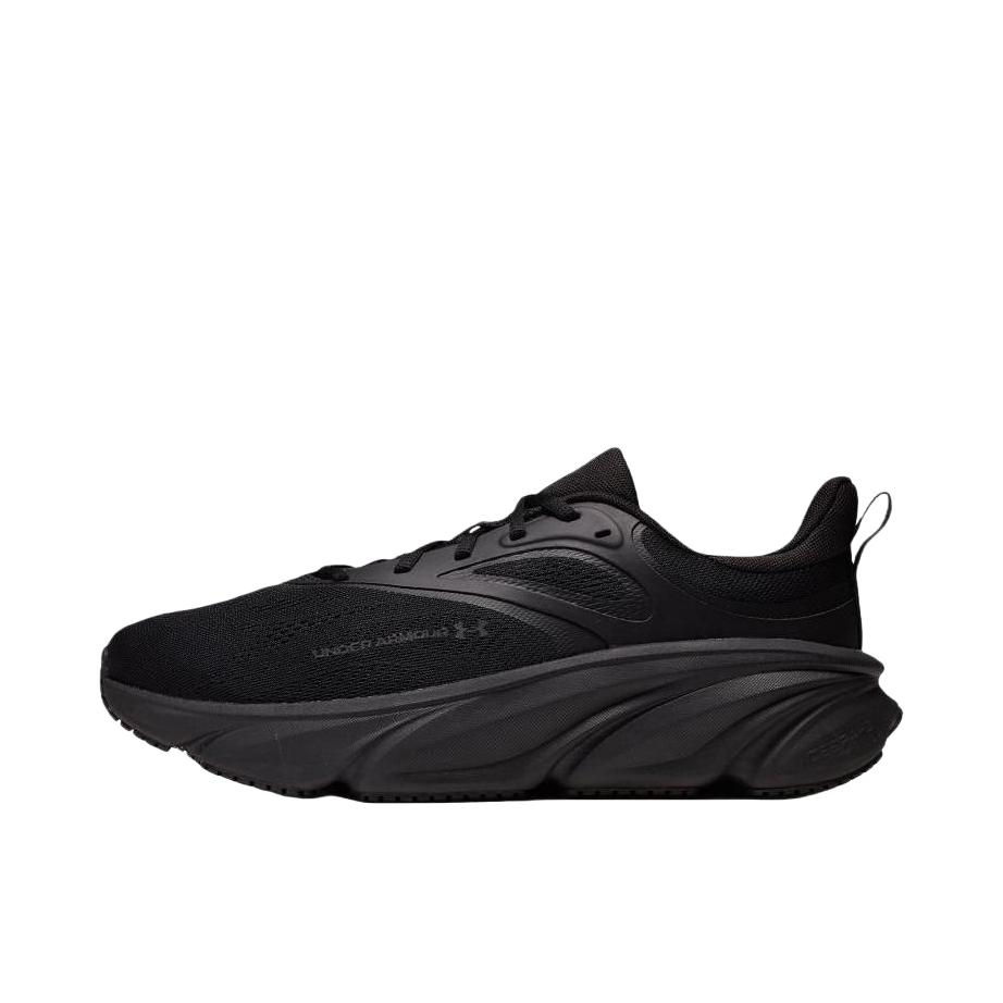 推荐商品：Under Armour/安德玛 Rogue 6 跑鞋 舒适时尚耐磨贴合轻便支撑回弹 全黑色