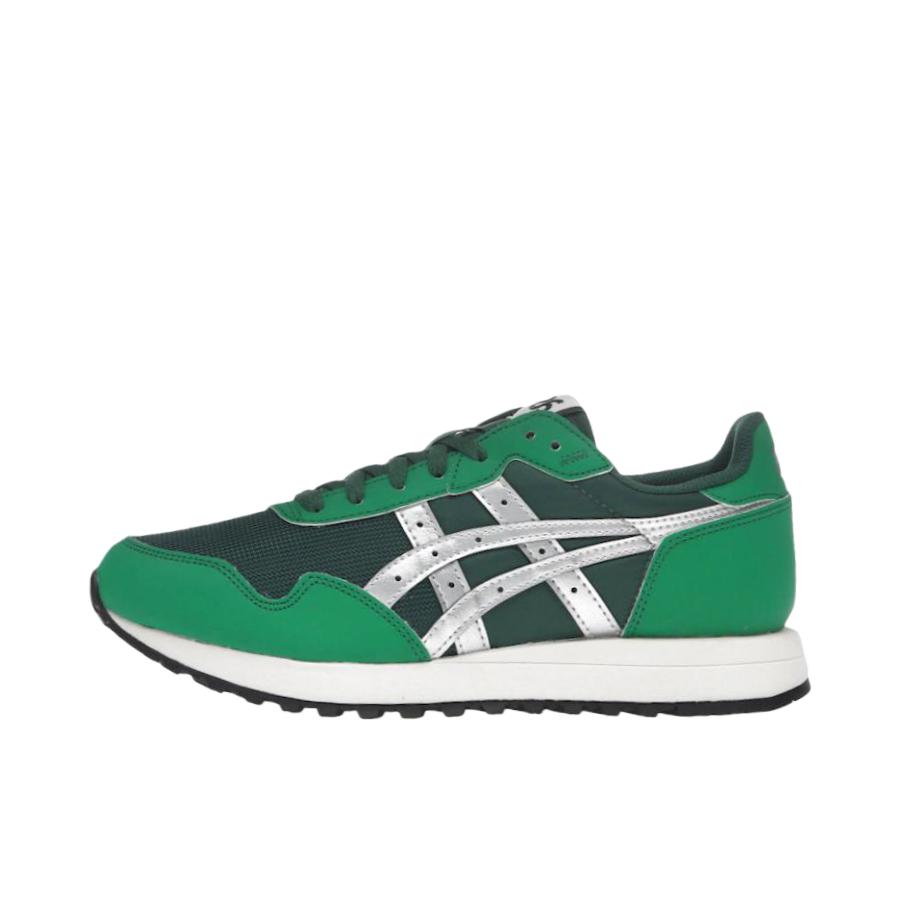 推荐商品：Asics/亚瑟士 Tiger Runner 2 跑鞋 耐磨减震舒适透气防滑百搭休闲时尚贴合 绿色/银色