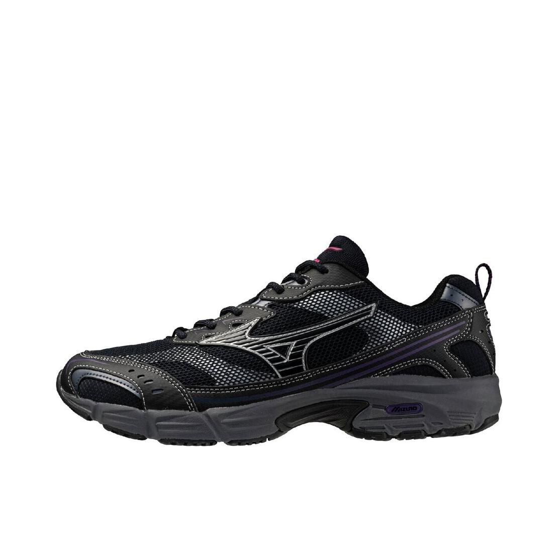 推荐商品：Mizuno/美津浓 MXR OG 防滑 低帮 休闲 坡跟 运动休闲鞋 海军蓝/黑色/紫色