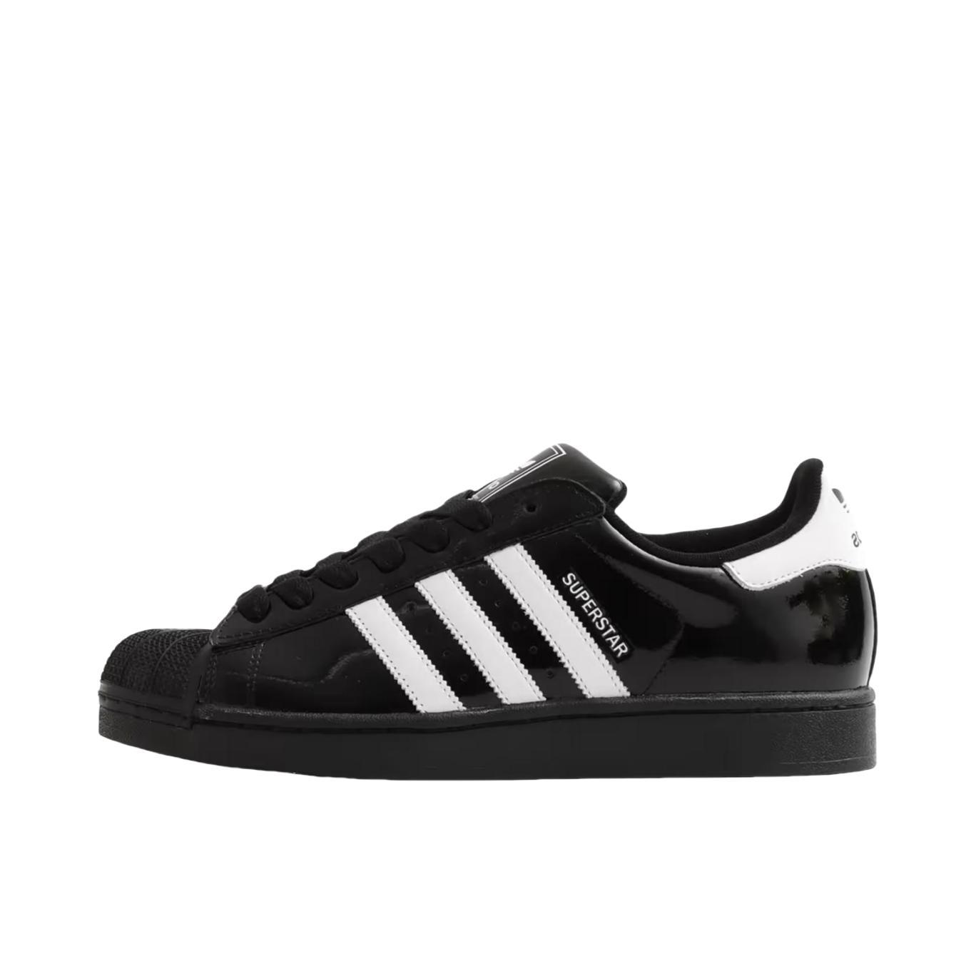 推荐商品：adidas Originals Superstar 2 板鞋 复古防滑耐磨贝壳头贴合圆头支撑 黑色/亮白色