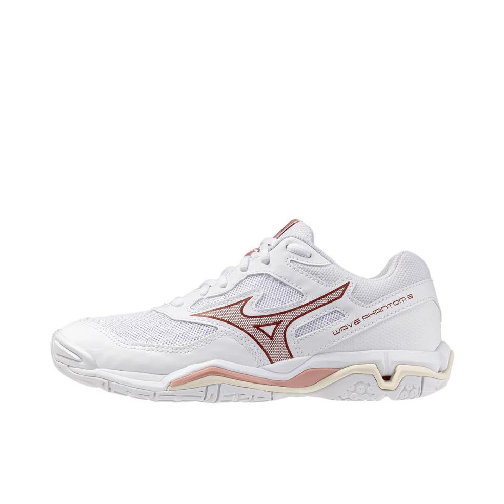推荐商品：Mizuno/美津浓 Wave Phantom 3 耐磨防滑 排球鞋 女款/奶白色