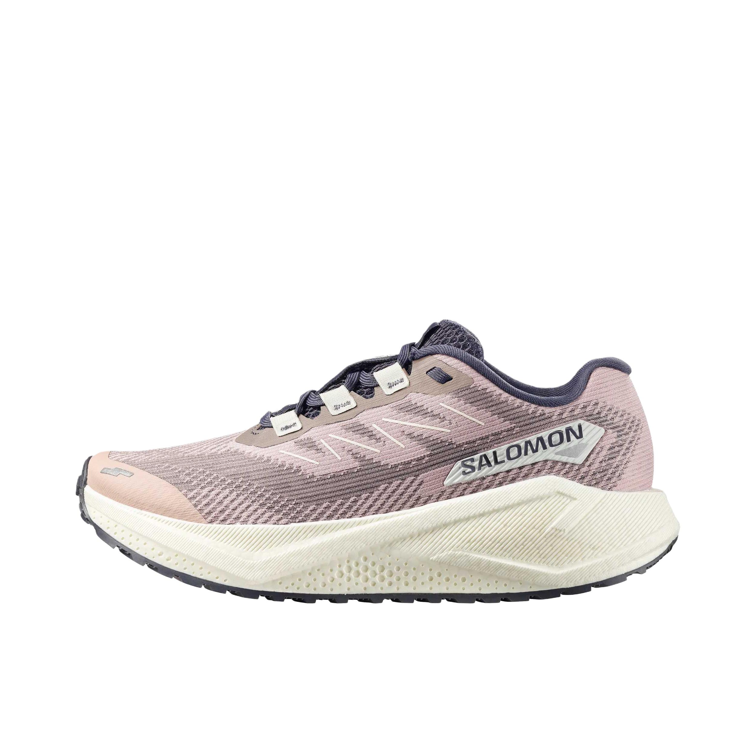 推荐商品：Salomon/萨洛蒙 Aero Blaze 3 跑鞋 复古百搭织物圆头 影子灰/香草冰白