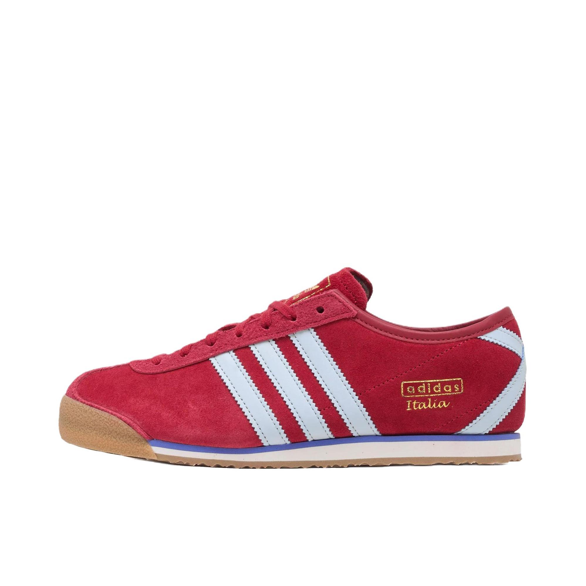 推荐商品：adidas Originals Italia 70s 跑鞋 耐磨低帮休闲舒适 女款/红色/白色