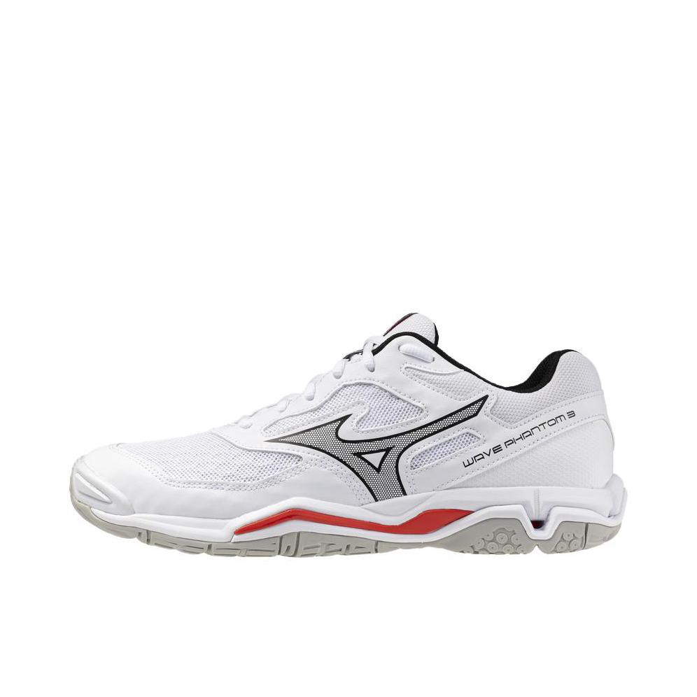 推荐商品：Mizuno/美津浓 Wave Phantom 3 耐磨防滑 排球鞋 珍珠白
