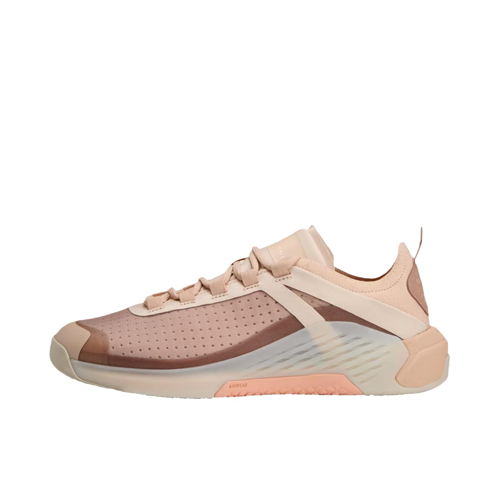 推荐商品：adidas DROPSET 4 训练鞋 厚底圆头橡胶 Stella McCartney联名/柔粉