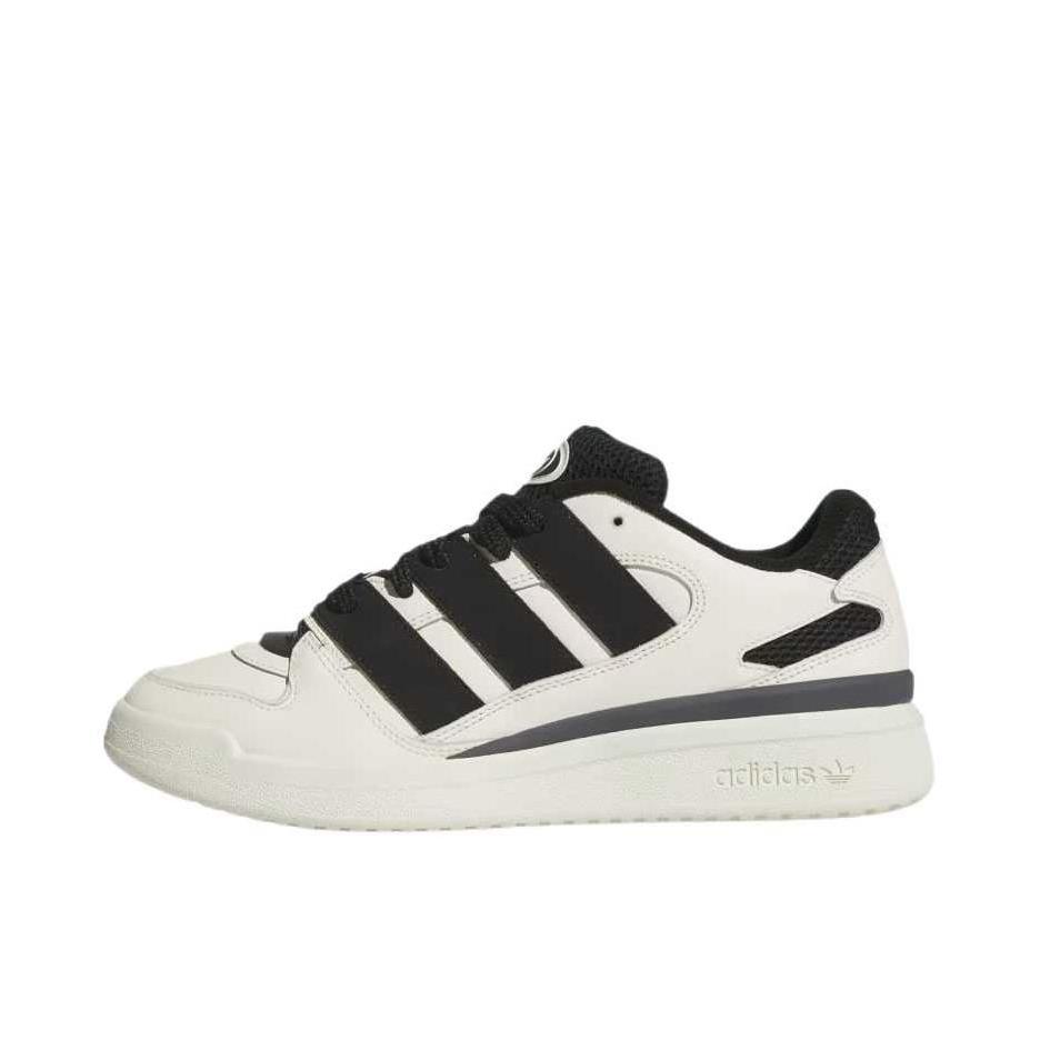 推荐商品：adidas Originals FORUM 2000 板鞋 百搭复古时尚潮流防滑耐磨舒适轻便低帮篮球风支撑 黑色/碳白色