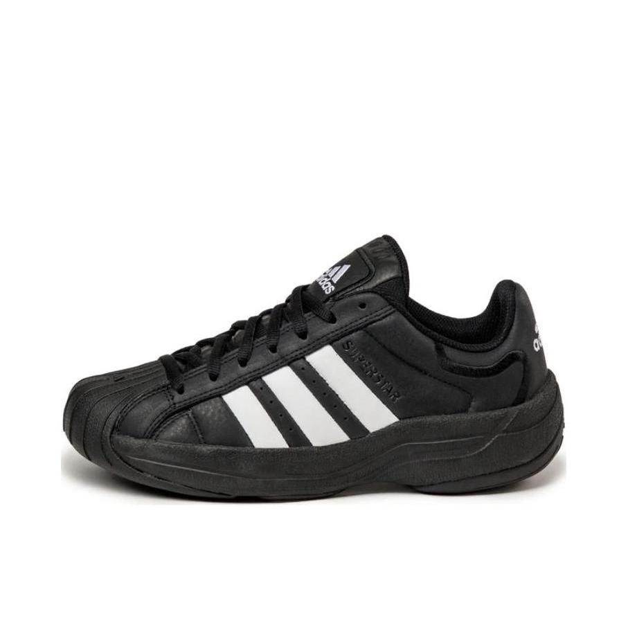 推荐商品：adidas Superstar Millenium 运动休闲鞋 防滑耐磨低帮贝壳头系带舒适百搭 黑色