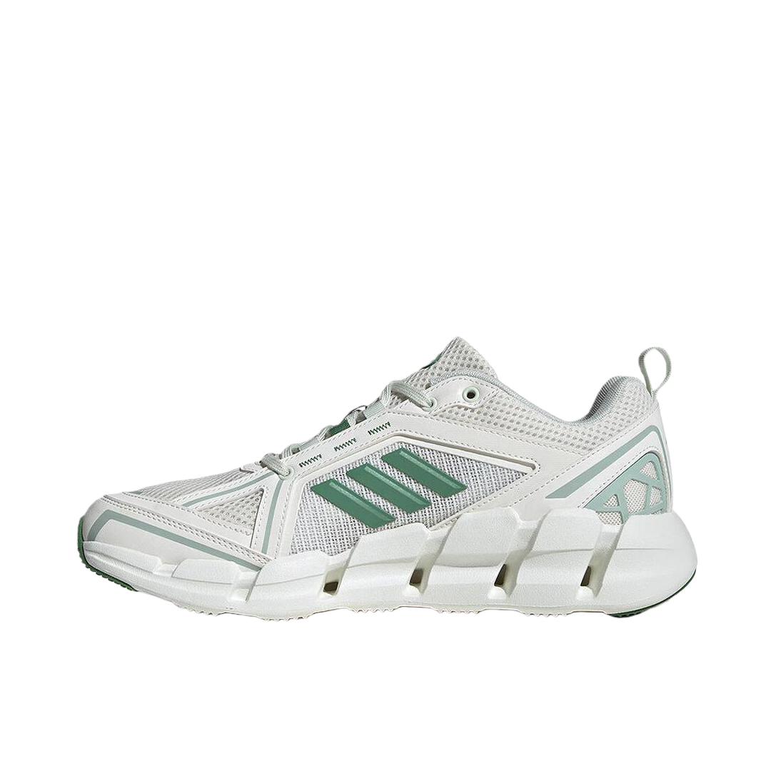 推荐商品：adidas Climacool Vento 跑鞋 缓震回弹防滑耐磨轻便透气复古休闲织物轻运动 白色/绿色