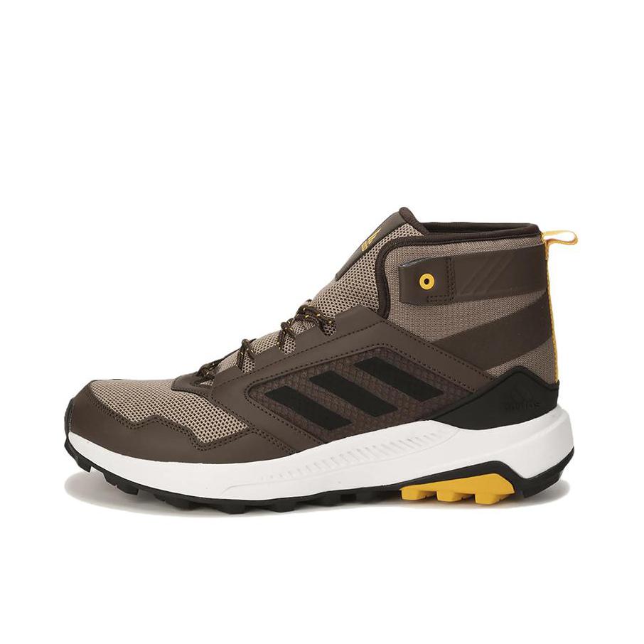 推荐商品：adidas Jerzotrail Mid 跑鞋 织物防滑耐磨低帮徒步鞋 棕色