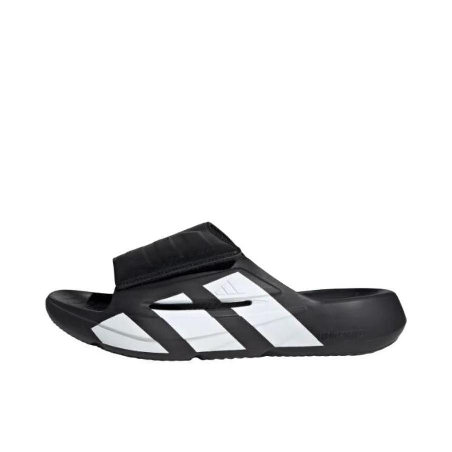推荐商品：adidas Sportswear Lightblaze Slide 拖鞋 百搭防滑防磨厚底一字 黑色/白色