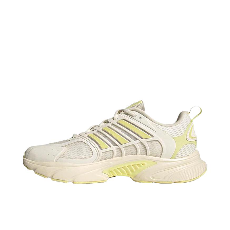 推荐商品：adidas Climacool Ventania 跑鞋 缓震耐磨网面舒适透气轻运动回弹 亮白/粉末黄/白色