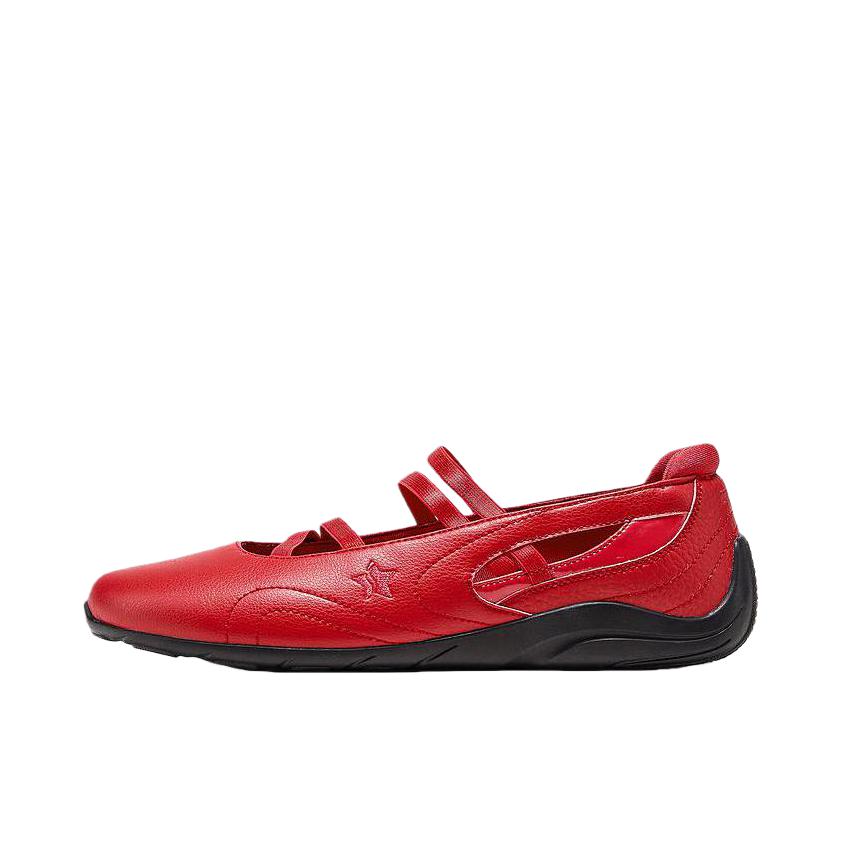 推荐商品：Skechers/斯凯奇 MARY JANE 单鞋 舒适简约圆头透气 红色