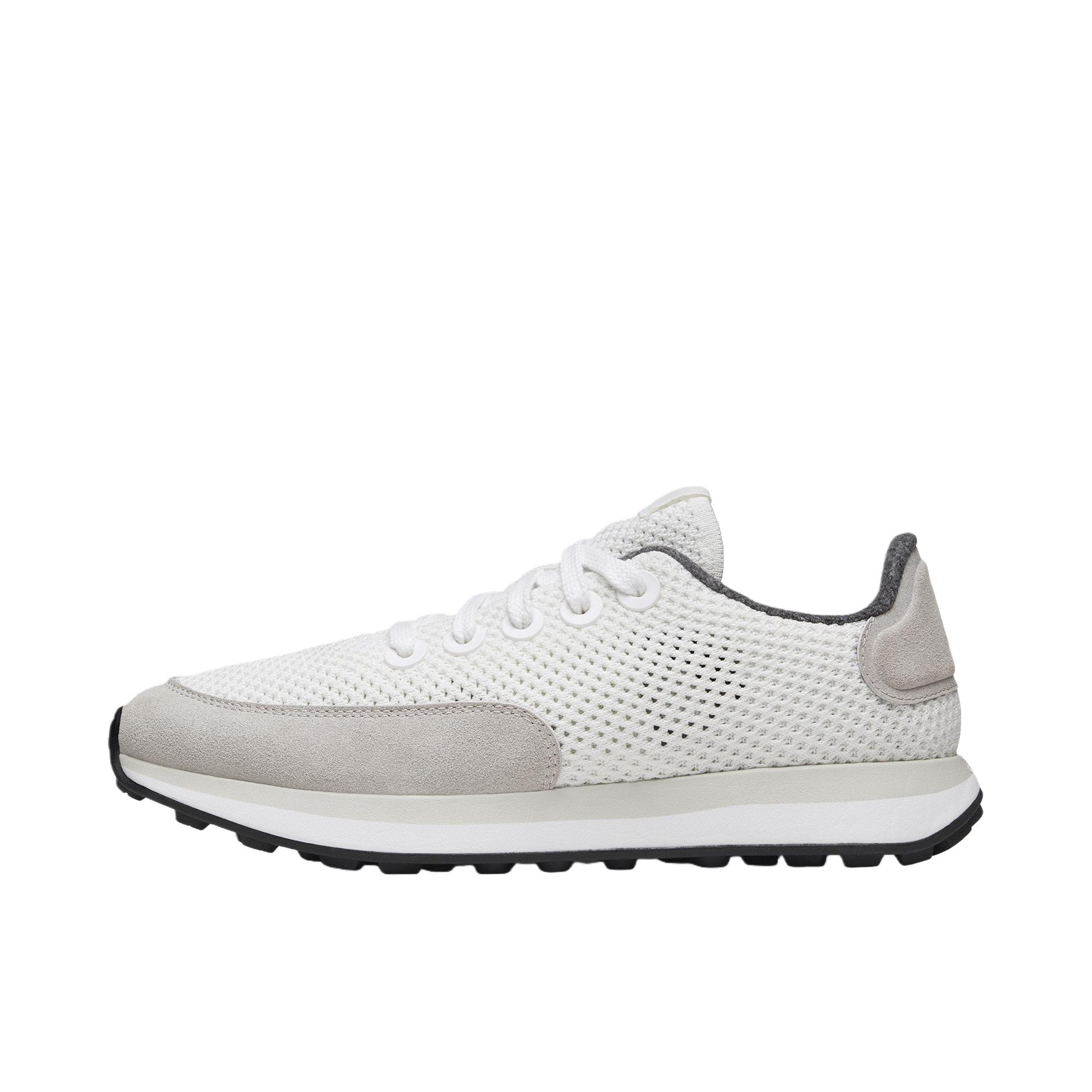 推荐商品：Allbirds Mens Varsity Airy 运动休闲鞋 厚底低帮透气深口 白底/极地白