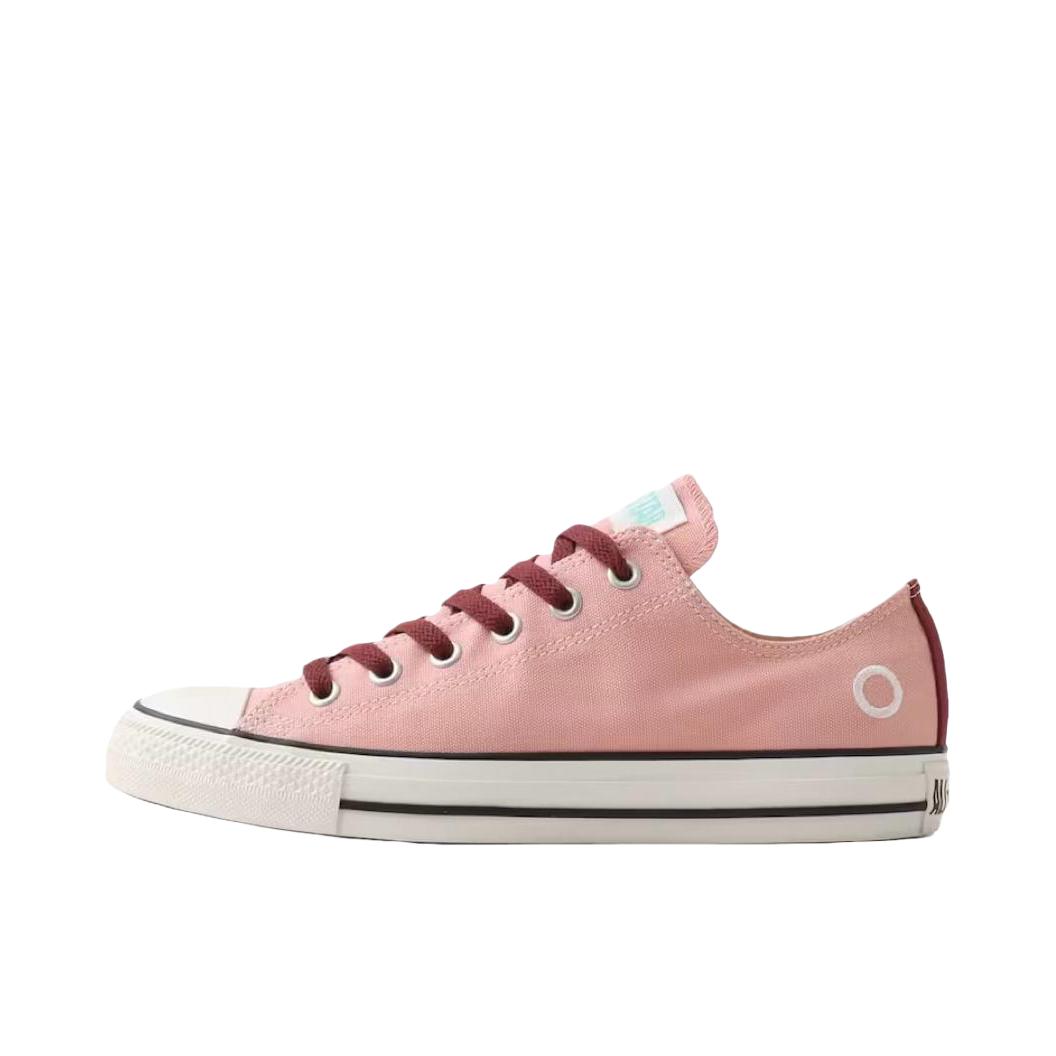 推荐商品：Converse/匡威 ALL STAR OX 帆布鞋 圆头系带平跟舒适 NARUTO Shippuden联名/粉色