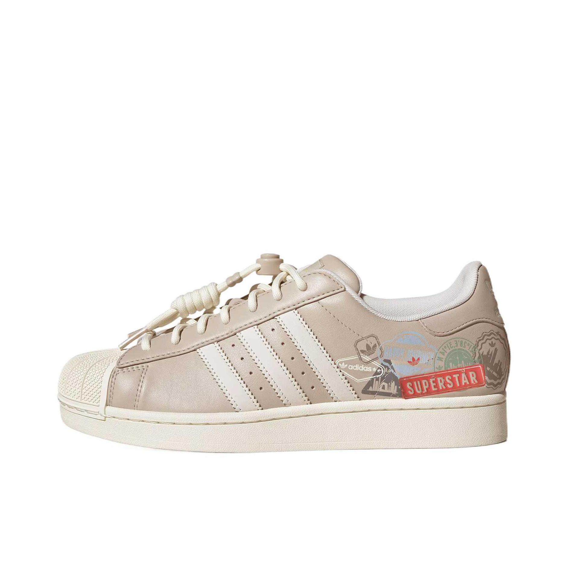 推荐商品：adidas Originals Superstar 2 板鞋 复古防滑耐磨贝壳头贴合圆头支撑 奇迹矾土棕/亮白/汉玉白