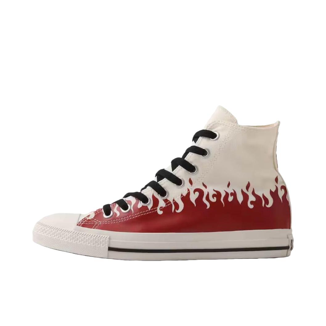 推荐商品：Converse/匡威 All Star Minato 帆布鞋 圆头系带平跟 NARUTO Shippuden联名/白色/红色