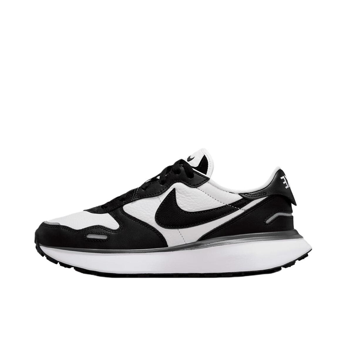 推荐商品：Nike Phoenix Waffle 运动休闲鞋 舒适缓震防滑耐磨轻便透气复古百搭圆头 黑色/白色