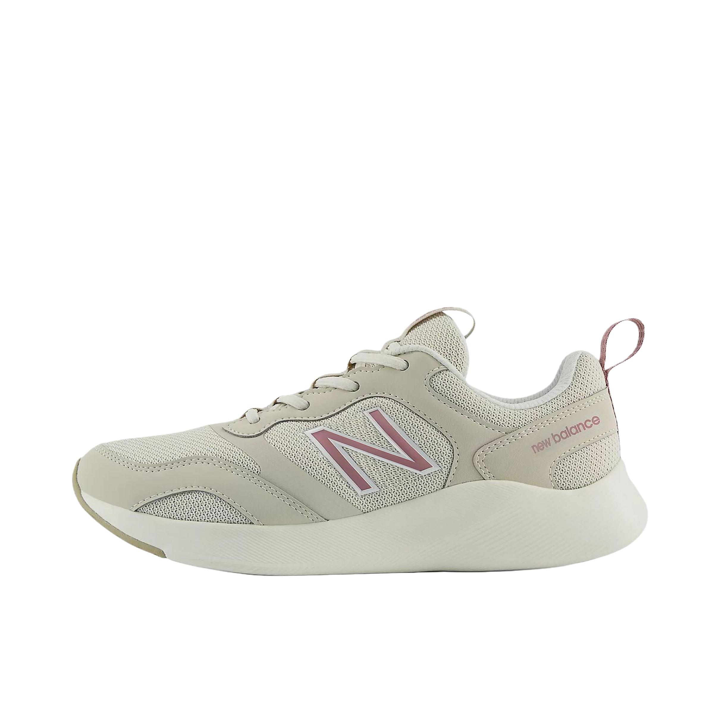 推荐商品：New Balance NB Sampher v2 跑鞋 低帮平跟圆头系带贴合 2E宽/女款/米色/白色