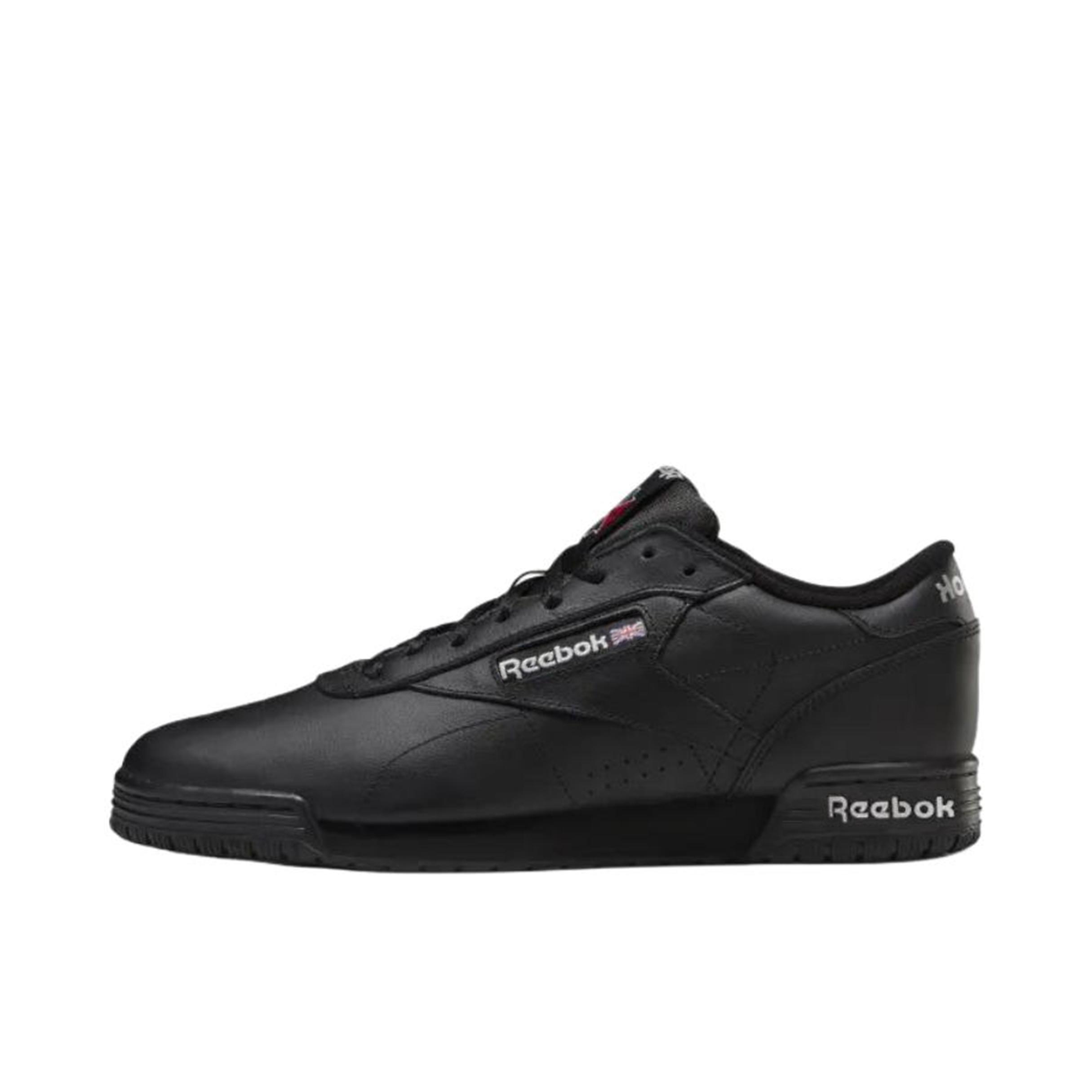 推荐商品：Reebok/锐步 Exofit LO CLEAN LOGO INT 防滑 低帮 系带 橡胶 板鞋 黑色