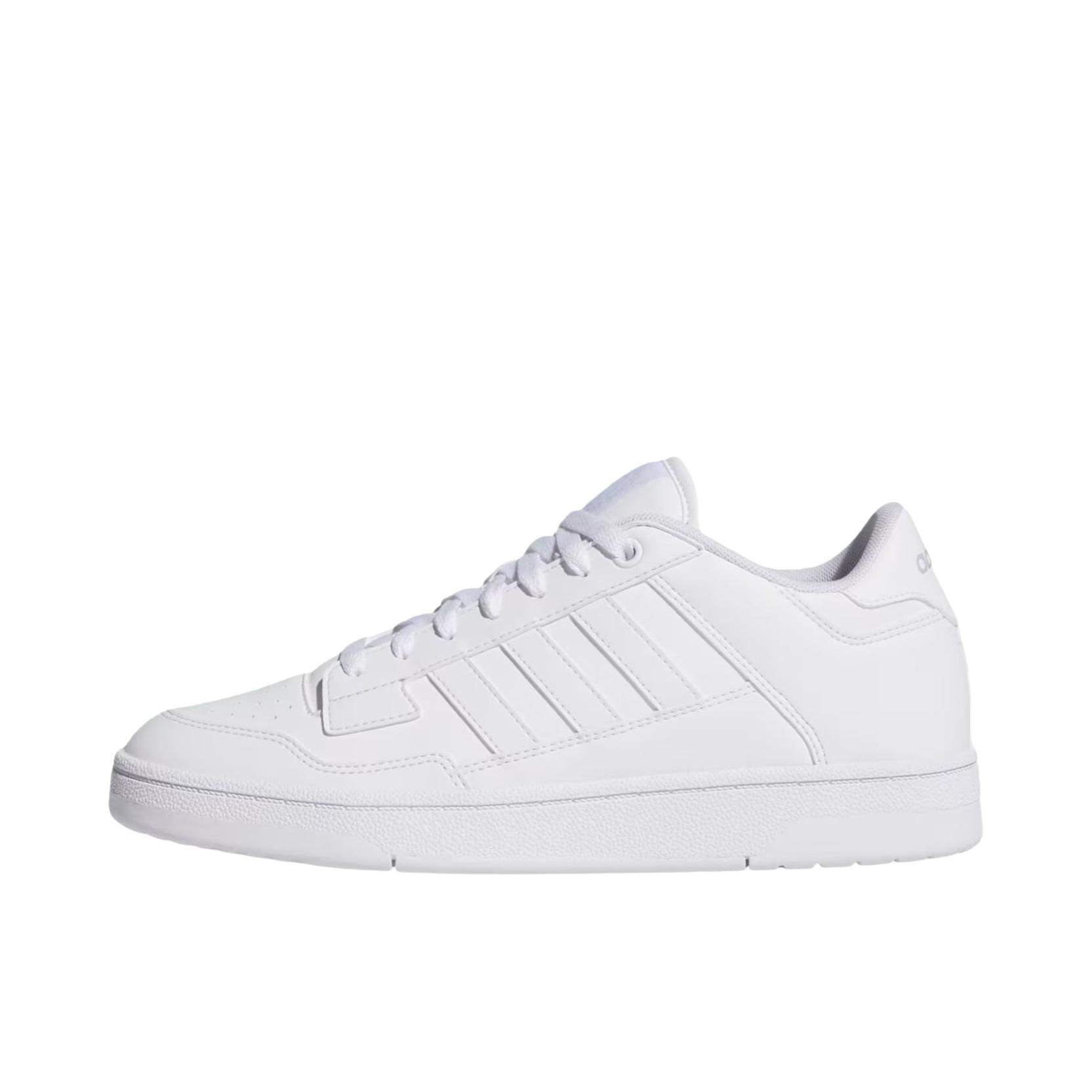 推荐商品：adidas Rapid Court 防滑 透气 低帮 板鞋 珍珠白