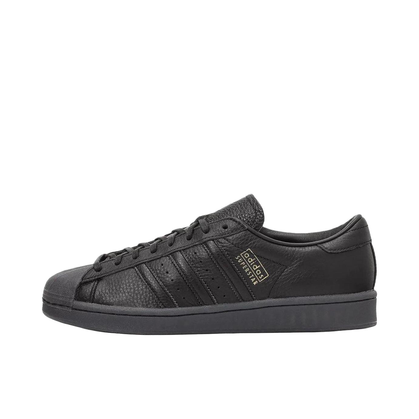 推荐商品：adidas Originals Superstar Vintage 板鞋 复古圆头系带 黑色
