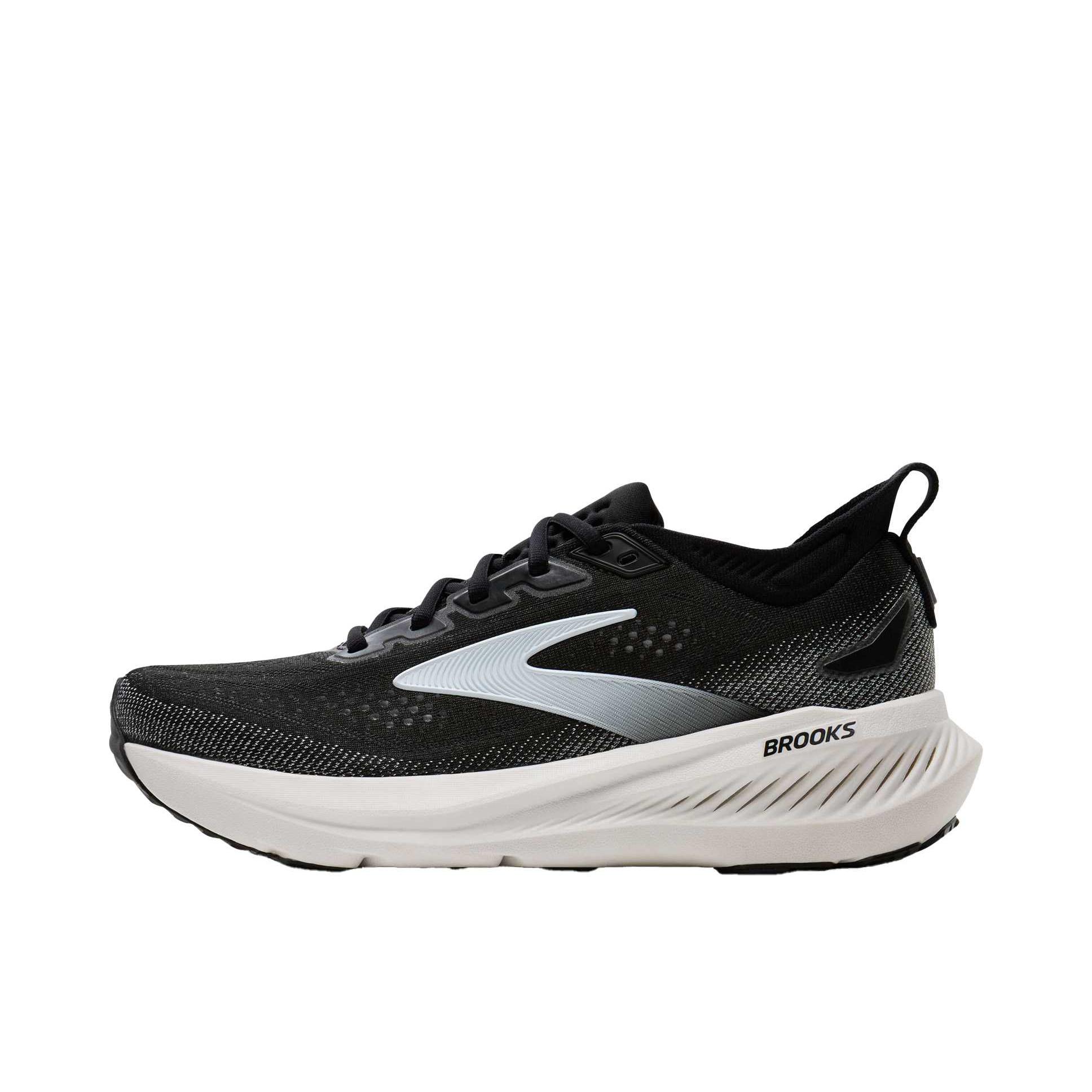 推荐商品：Brooks/布鲁克斯 Glycerin 甘油23 跑鞋 缓震时尚舒适耐磨支撑回弹圆头减震 黑色/灰色/羽白色