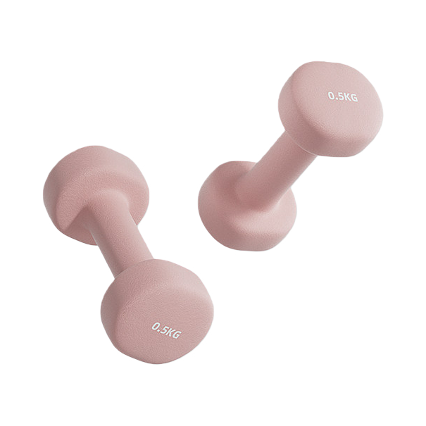 推荐商品：领界 浸塑 健身家用 练臂肌 铸铁 防滑 哑铃 JS001