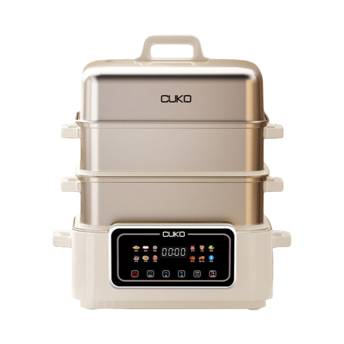 推荐商品：CUKO 17L/23L 电蒸锅 家用 多功能 上蒸下煮 GY-515