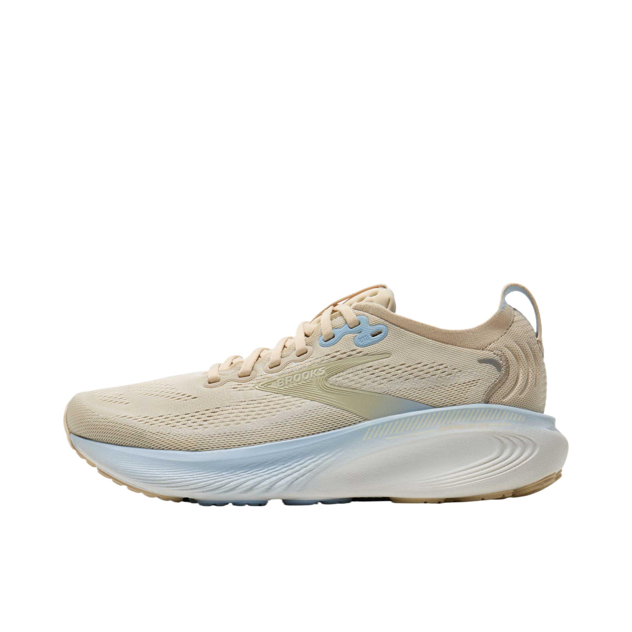 推荐商品：Brooks/布鲁克斯 Adrenaline GTS 追岚25 跑鞋 减震透气 沙色/椰子/空中走廊
