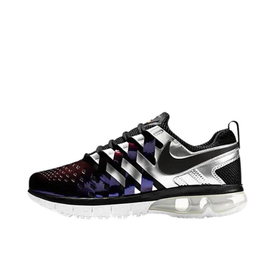 推荐商品：Nike Fingertrap Air Max 跑鞋 耐穿减震轻便 黑色/银色
