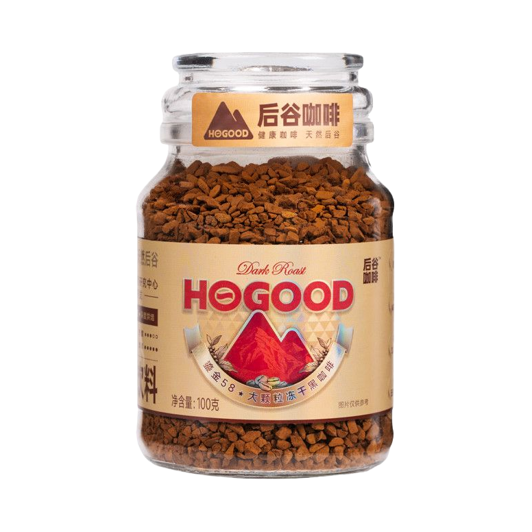 推荐商品：后谷 100g 鎏金冻干黑咖啡 罐装