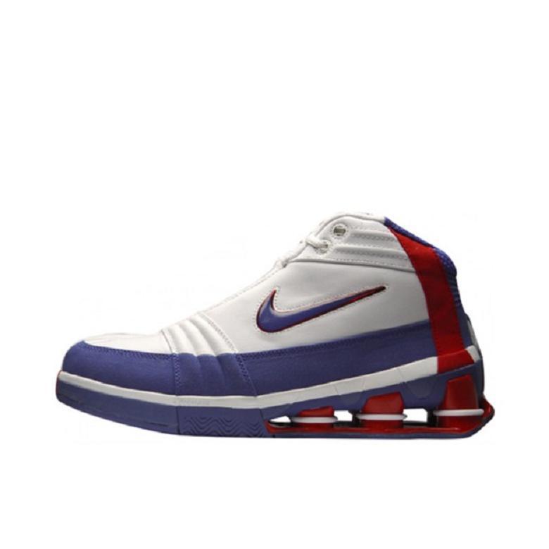 推荐商品：Nike Shox VC 4 卡特4 防滑减震 篮球鞋 All Star 白蓝红
