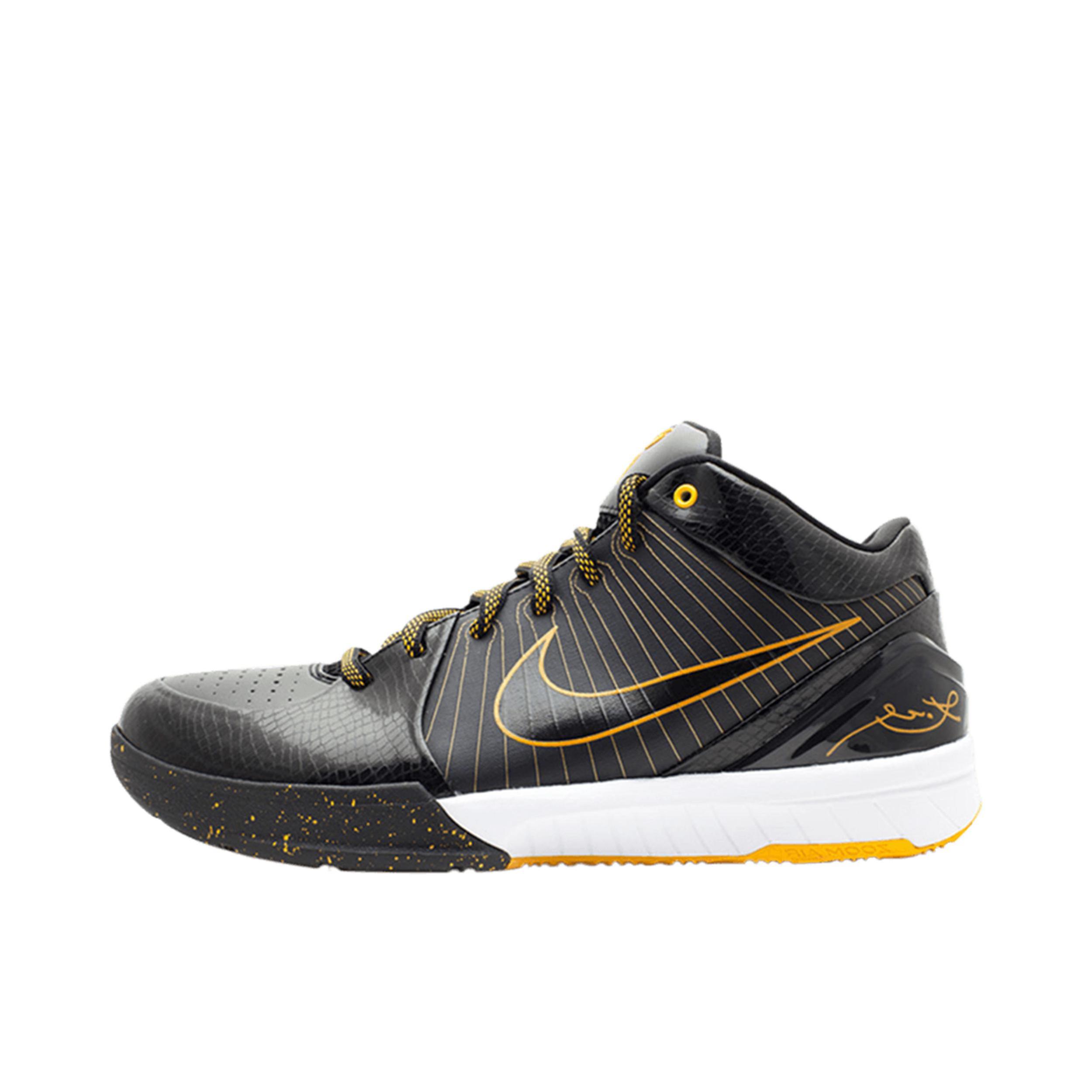 推荐商品：Nike Zoom Kobe 4 科比4 篮球鞋 复刻防滑耐磨减震舒适轻便圆头实战低帮 Splatter 泼墨黄