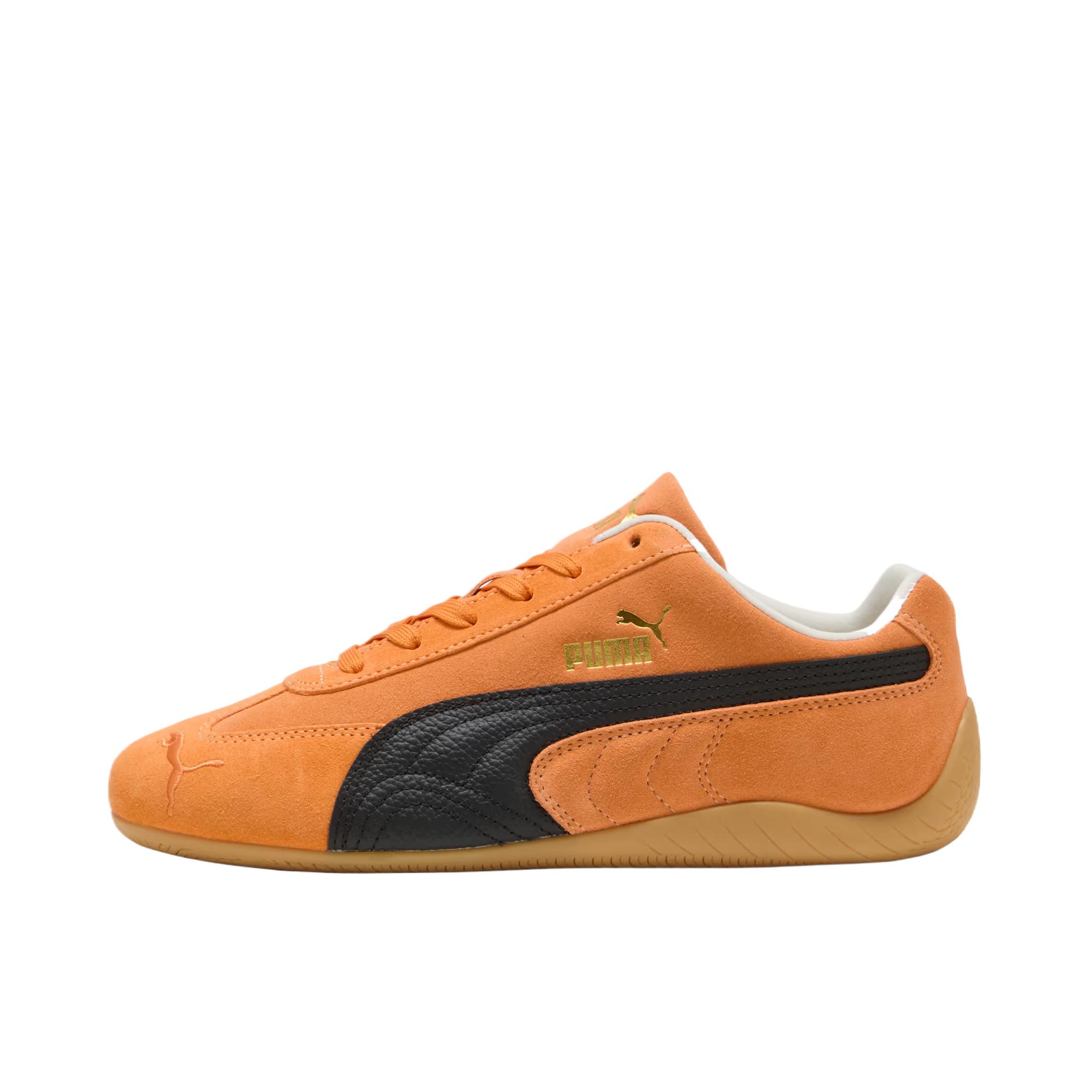 推荐商品：Puma/彪马 Speedcat OG 赛车鞋 德训鞋 训练鞋 T头薄底复古防滑耐磨贴合赛车风流光风 朱红色/甜瓜