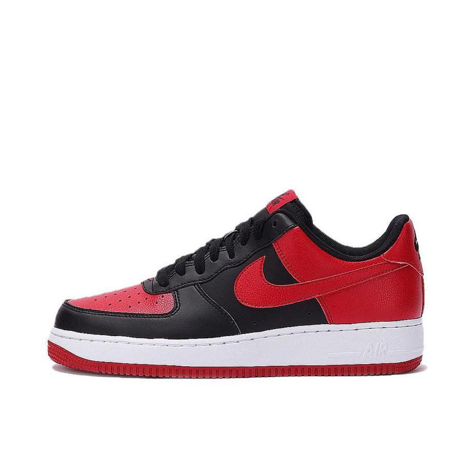 推荐商品：Nike Air Force 1 空军一号 板鞋 轻便舒适百搭耐磨防滑复古 Black Red White 黑红