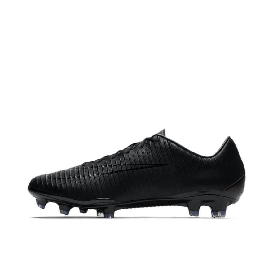 推荐商品：Nike Mercurial Vapor 11 FG 顶级 长钉 硬天然草场 足球鞋 Triple Black 纯黑