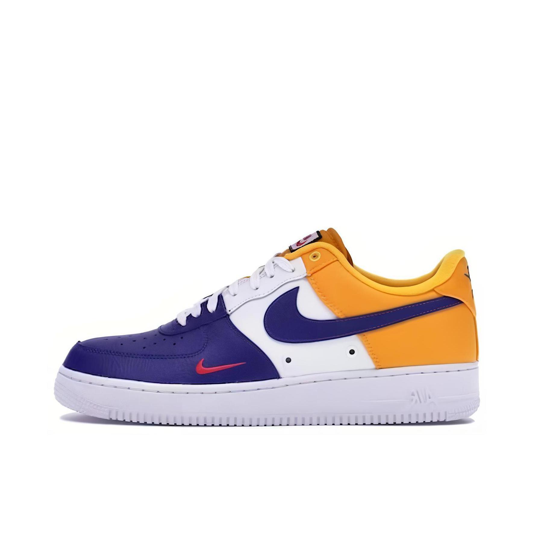 推荐商品：Nike Air Force 1 空军一号 板鞋 轻便舒适百搭耐磨防滑复古 Low Mini Swoosh Barcelona 低帮/拼接小钩/巴塞罗那