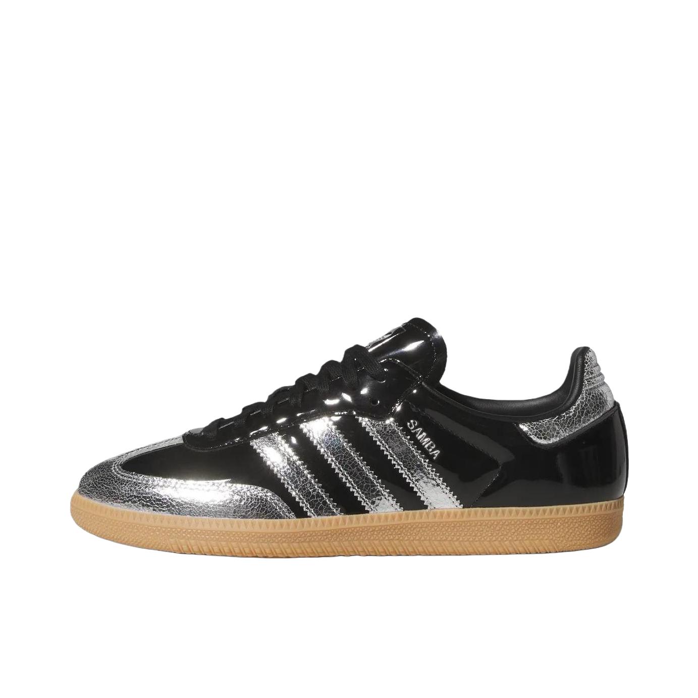 推荐商品：adidas Originals Samba OG T头鞋 板鞋 经典复古舒适百搭耐磨合成革圆头薄底贴合 黑色/银色