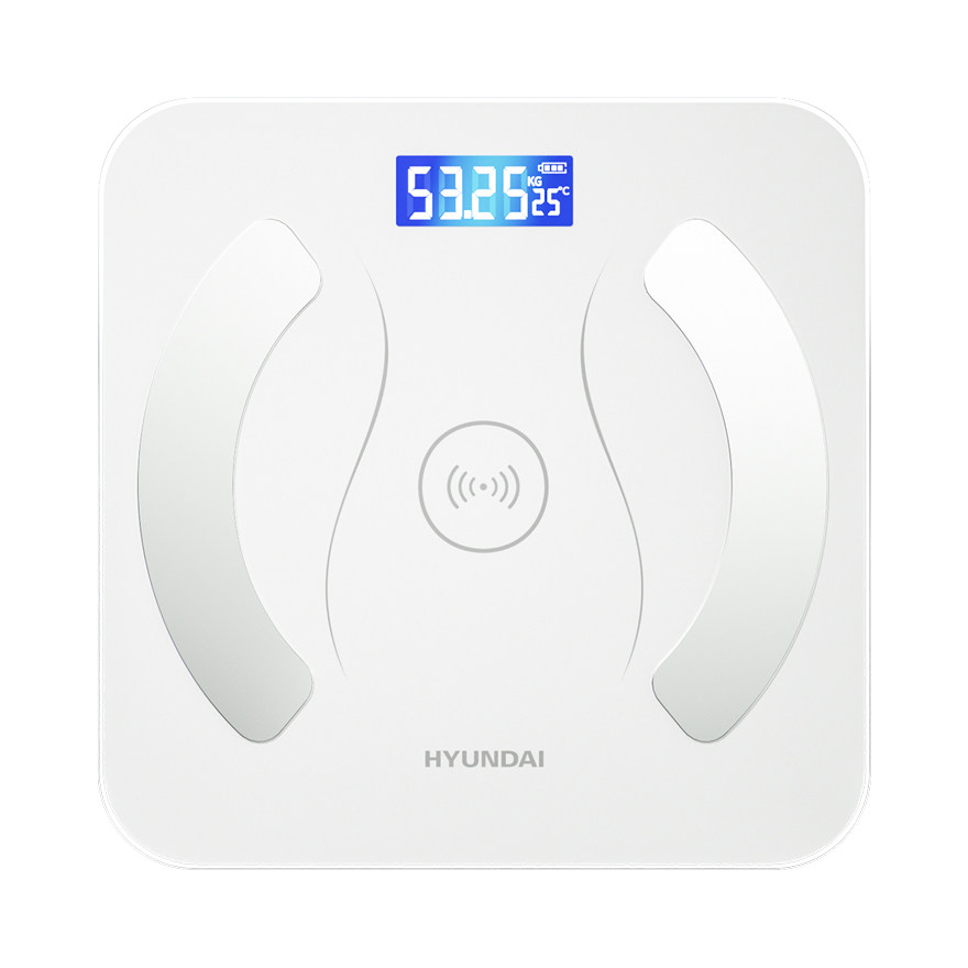 推荐商品：HYUNDAI/现代 KM-2027 健康秤 电量显示 精准测量