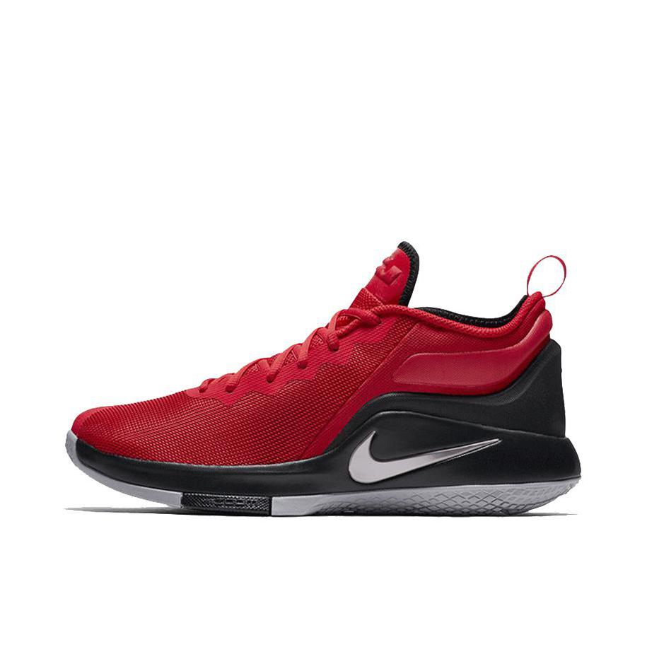 推荐商品：Nike Lebron Witness 2 詹姆斯 缓震轻便 防滑耐磨 舒适透气 圆头 织物 实战 篮球鞋 University Red Black 黑红
