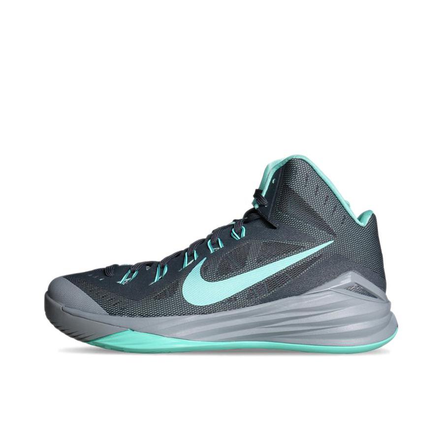 推荐商品：Nike Hyperdunk 2014 篮球鞋 减震回弹防滑耐磨包裹性支撑圆头实战高帮 Dark Gray/Magnet Turquoise 灰绿
