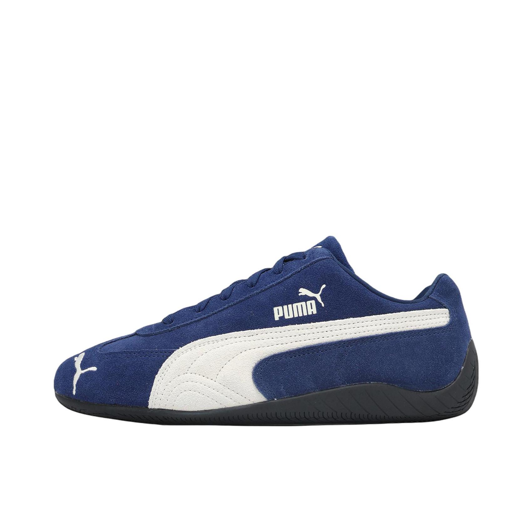 推荐商品：Puma/彪马 Speedcat OG 赛车鞋 德训鞋 训练鞋 T头薄底复古防滑耐磨贴合赛车风流光风 蓝色/奶白色