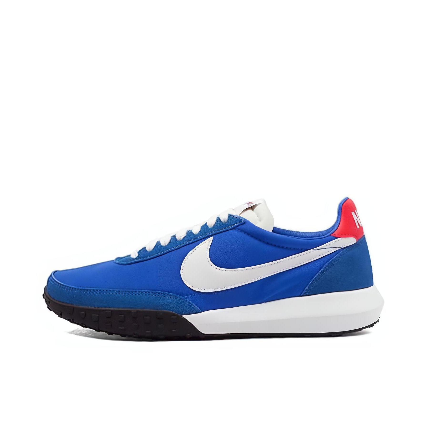推荐商品：Nike Roshe Waffle Racer 织物 防滑耐磨 低帮 跑鞋 Hyper Cobalt / White 蓝白