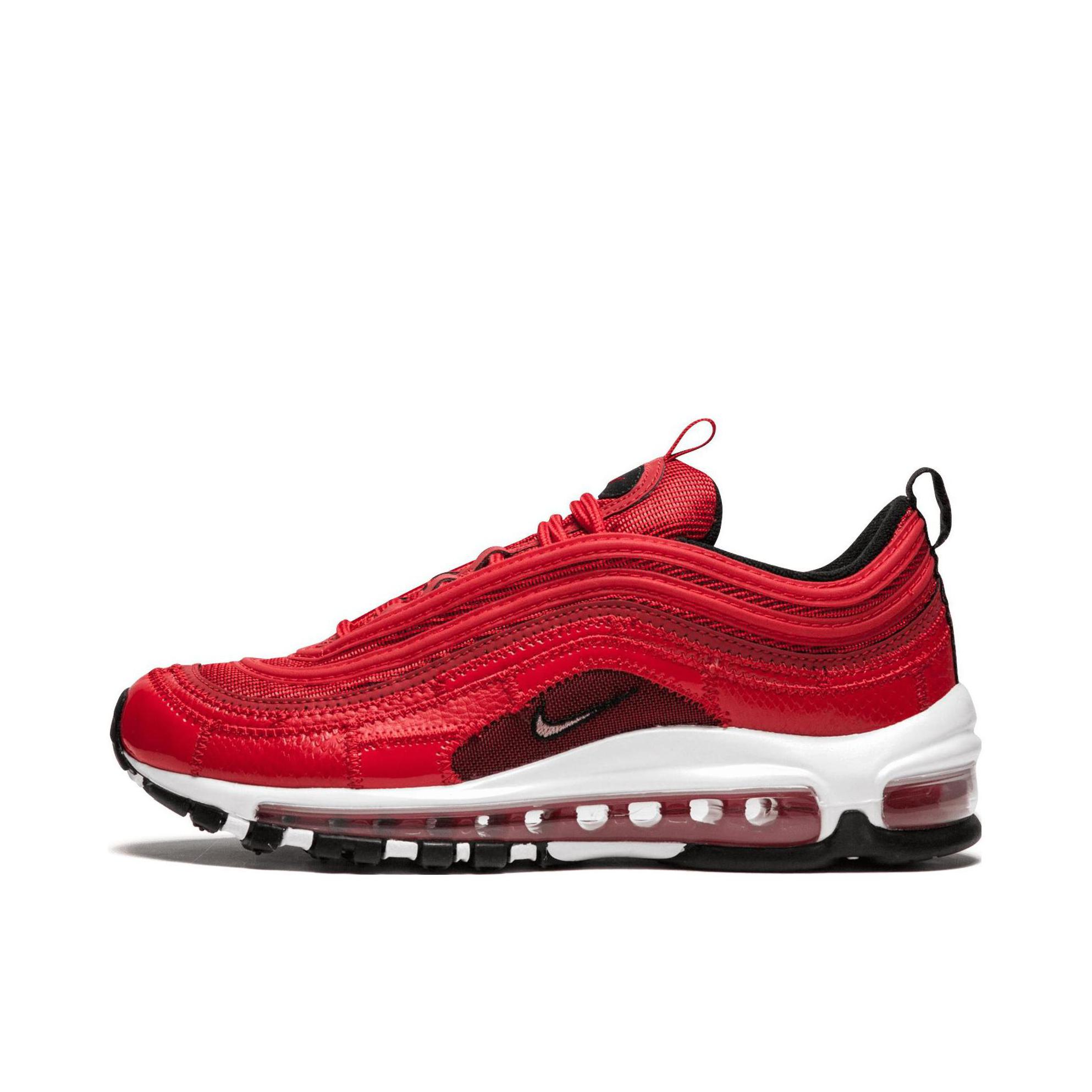 推荐商品：Nike Air Max 97 跑鞋 气垫减震全掌舒适透气防滑耐磨百搭复古织物合成革运动时尚圆头包裹性支撑 Cristiano Ronaldo Portugal Patchwork C罗限定/红