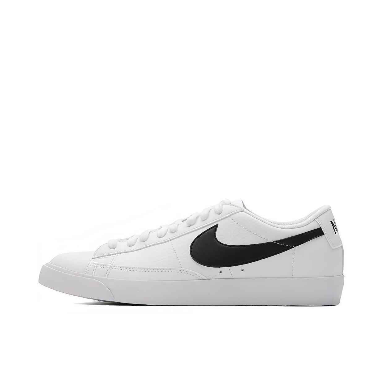 推荐商品：Nike Blazer 板鞋 经典复古防滑舒适百搭  Low White/Black 低帮/白色/黑勾/白尾