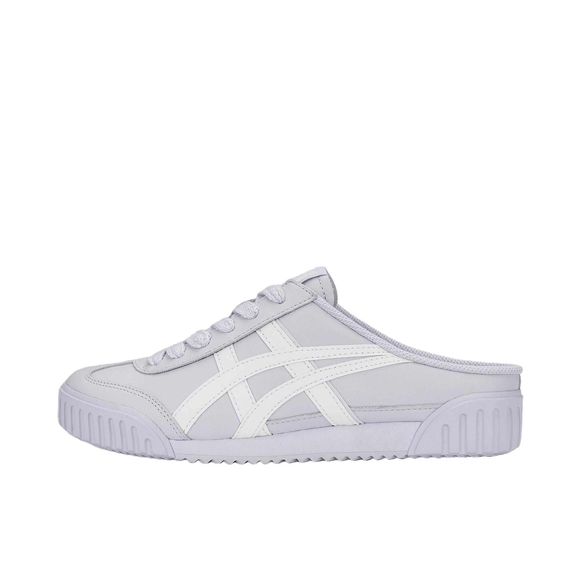 推荐商品：Onitsuka Tiger Machuation Sabot 复古 防滑耐磨 减震 舒适百搭 轻便透气 一脚蹬 合成革 休闲鞋 浅紫色