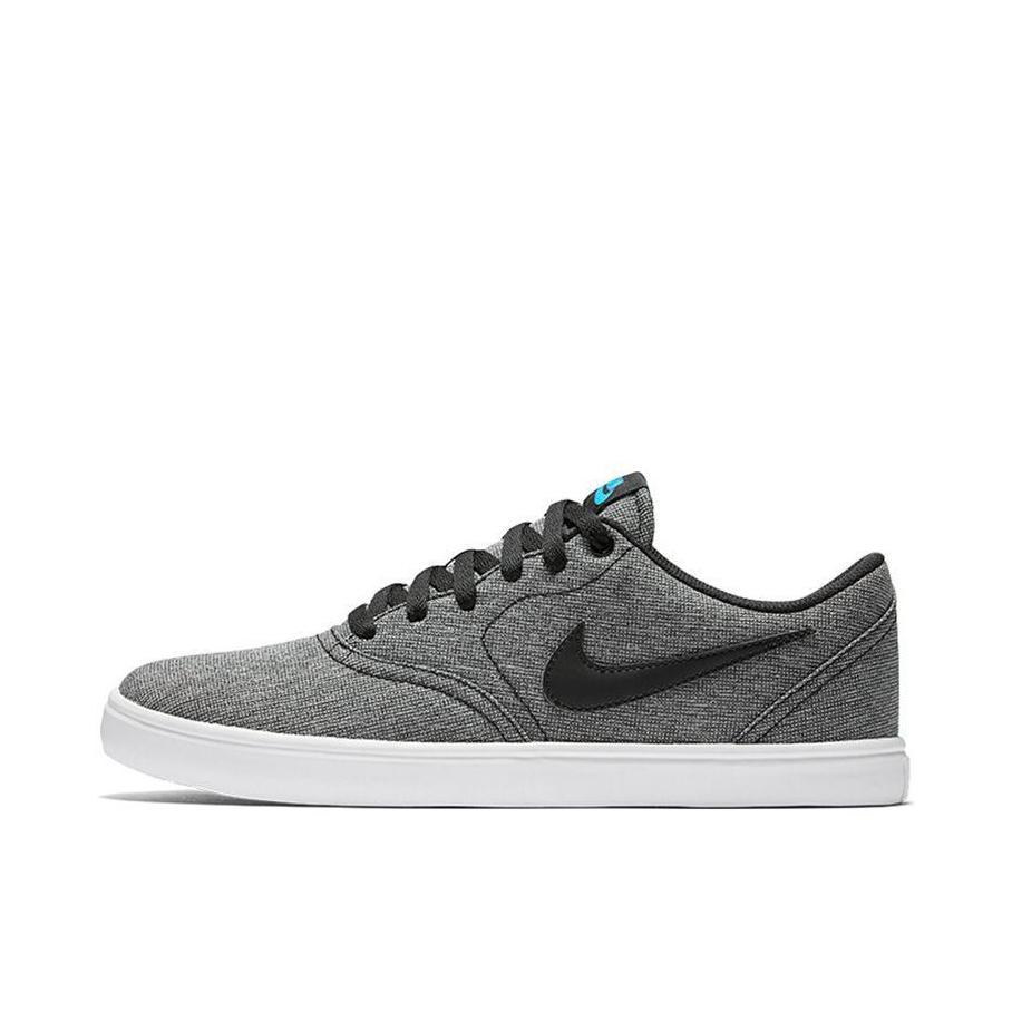推荐商品：Nike SB Check 滑板鞋 板鞋 潮流舒适轻便透气防滑耐磨运动时尚经典复古 Grey Black 灰黑